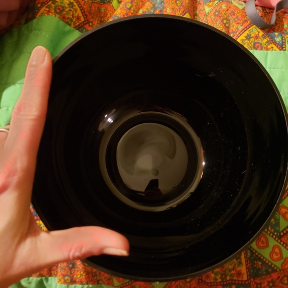 3 for $30 Black glass spider bowl - Picture 3 of 4